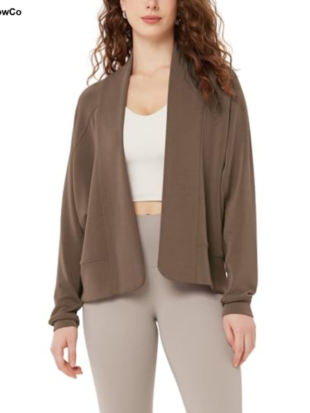 Modal Soft Open Front Cardigan Long Sleeve Casual Layering Wrap